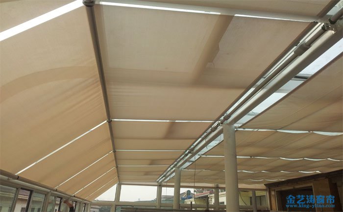 南海定做fss卷軸式天棚簾價格以及南海天棚簾廠家推薦 fss卷軸式天棚簾
